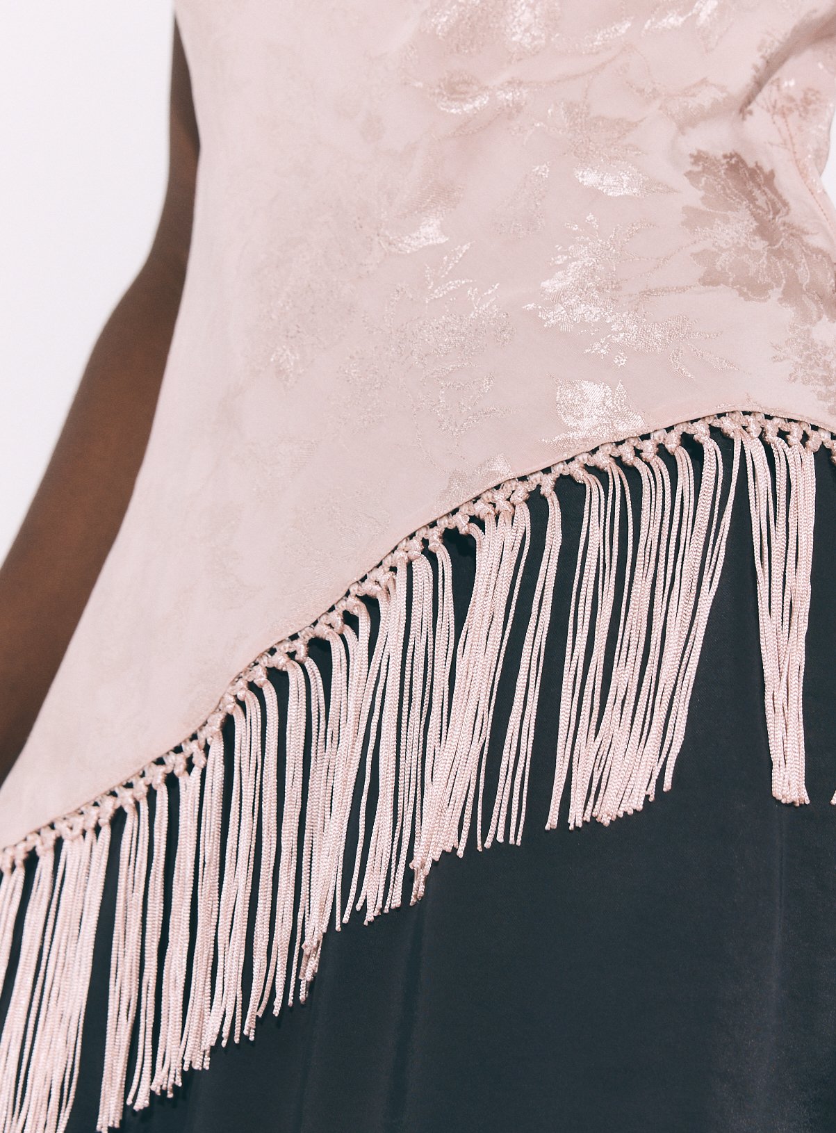 Jacquard Fringe Asymmetric Top 20 - Image 3 thumbnail
